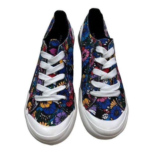 Rocket Dog Women’s 8.5 Jazzin Flower Frenzy Lace Up Beach Shoe Sneaker - Picture 3 of 9